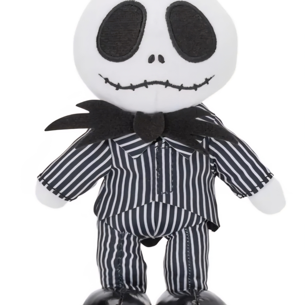 Striped Black and White Plush Toy